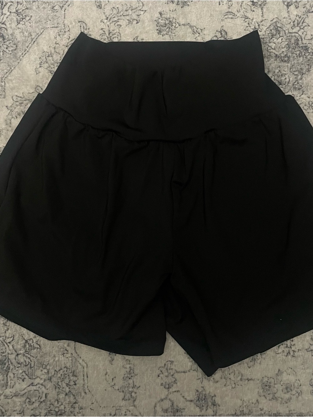 Halara Black 2-in-1 High Waisted Athletic Shorts Pocket - Picture 4 of 5